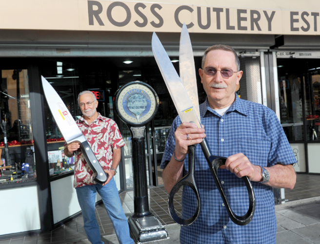 Giant” Scissors, Advertising Store Display