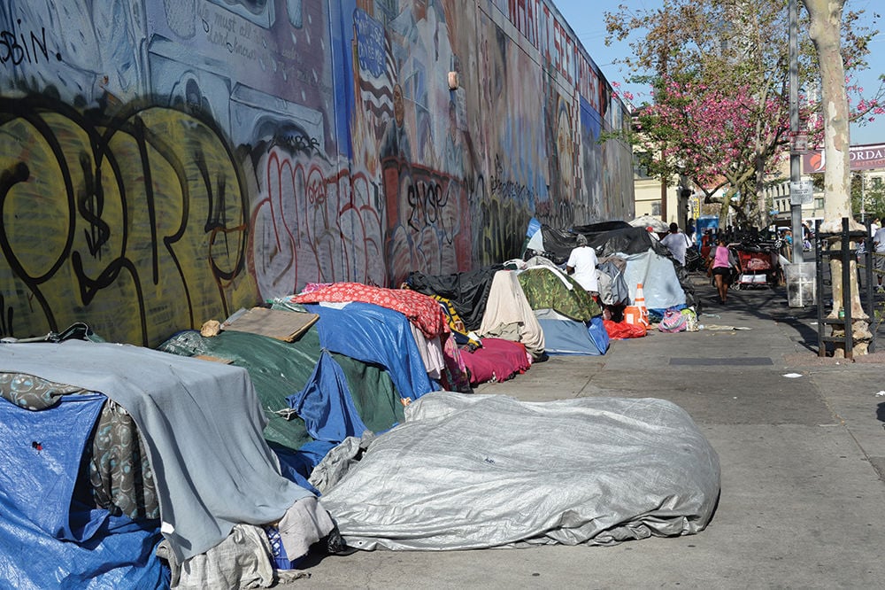 Number Of Homeless People On Skid Row Spikes By 11 News Ladowntownnews Com