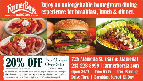Farmer Boys | Restaurants | ladowntownnews.com