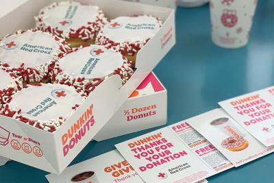 Dunkin' Donuts blood donation