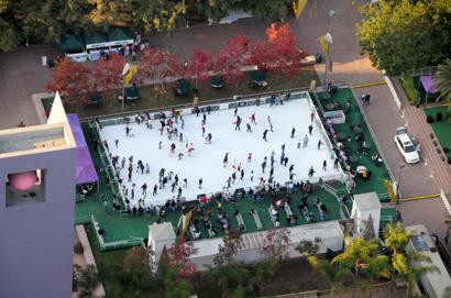 Image result for Pershing Square in Los Angeles ice skating