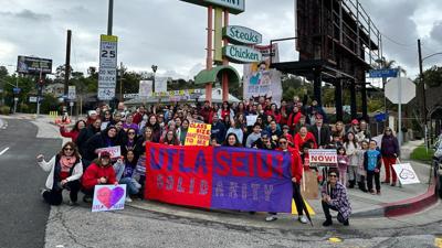 LAUSD Strike: SEIU Local 99 workers ask for better pay and working ...