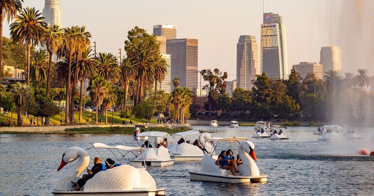 Swan Boat Serenade: Wheel Fun Rentals offers family fun in Echo Park - Vimarsana News