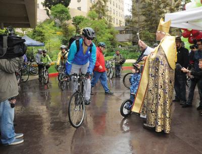 Good Samaritan Hospital Holds Its Blessing of the Bicycles