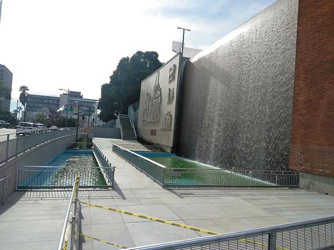 A Downtown Waterfall Is Flowing for the First Time in 42 Years