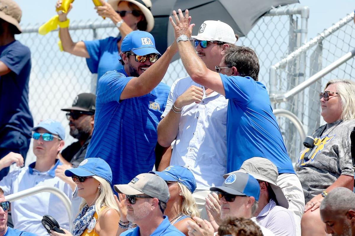 Luke Bryan supports son Bo Bryan during a major football moment hours ...