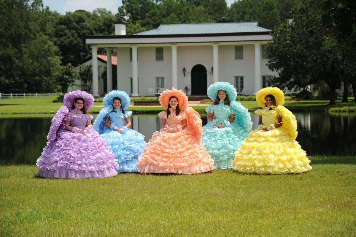 azalea trail maid dress designs Ive had so many questions about the Azalea Trail Maid videos that Ive posted recently. Maybe this will answer some of your questions! , Each girl gets to design her dress how many ruffles she