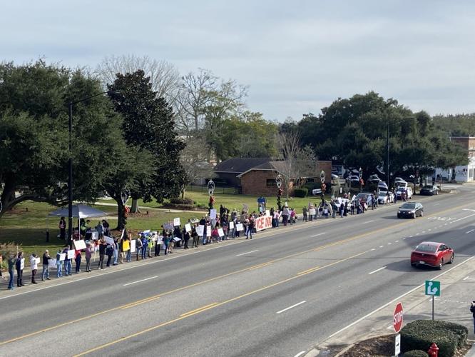 Foley ICE protest