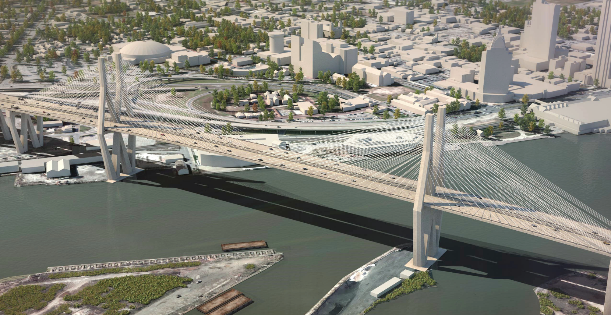 Mobile River Bridge and Bayway