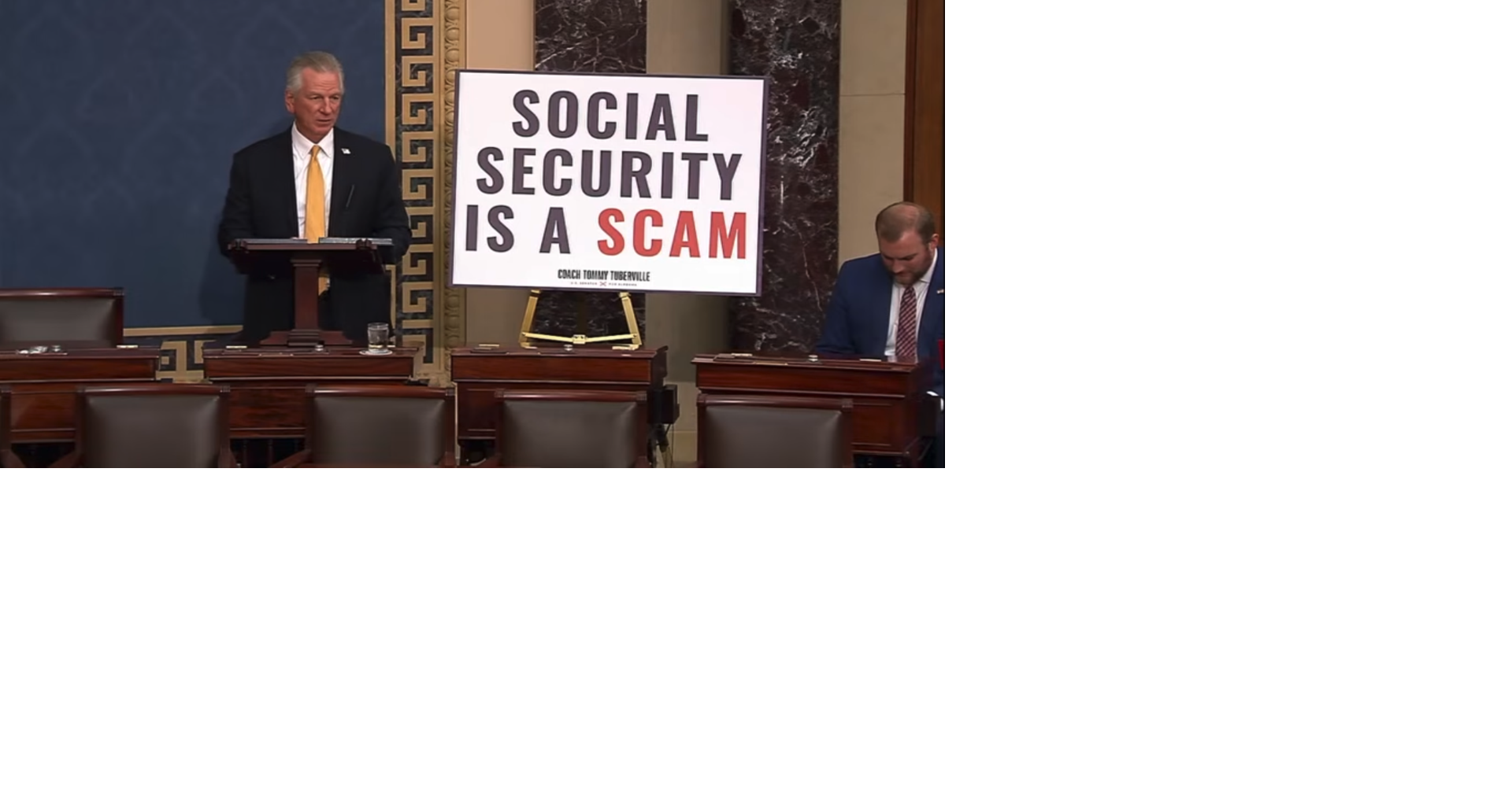 Tommy Tuberville Called Social Security a 'Ponzi Scheme.' He's Collected About $93,000 From It.