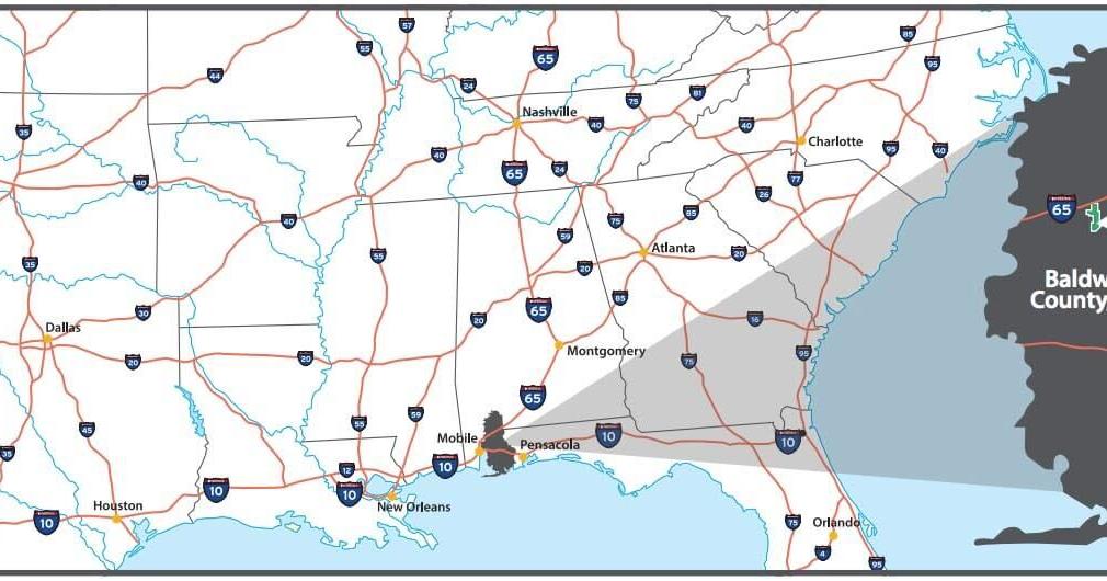 Baldwin County seeking improvements to South Alabama Mega Site
