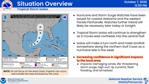 Tropical Storm Isaias Prompts Advisories in Mobile-Pensacola Area