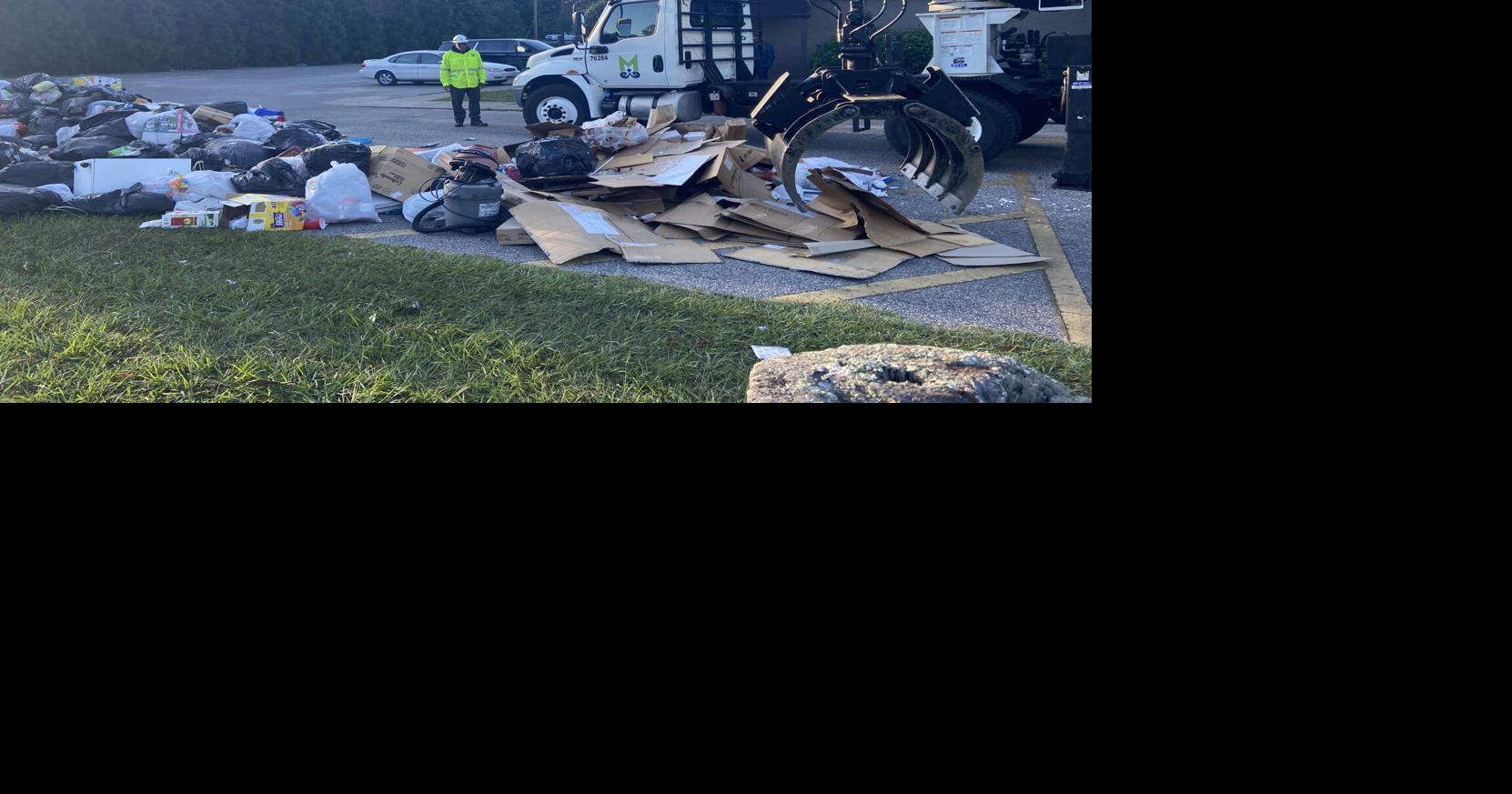 City clears excess garbage from Cottage Hill Road apartment complex