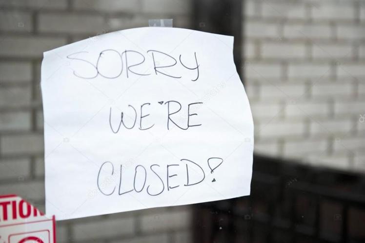 Closed sign