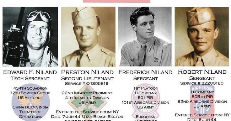 The real ‘Private Ryan': Famed war film holds deep meaning for SHC's Niland