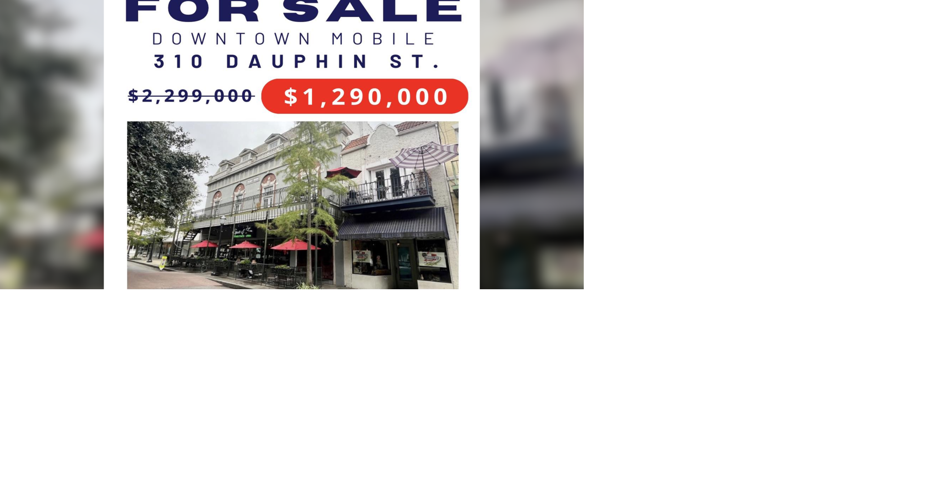 Spot of Tea building for sale with 1M markdown Mobile AL News