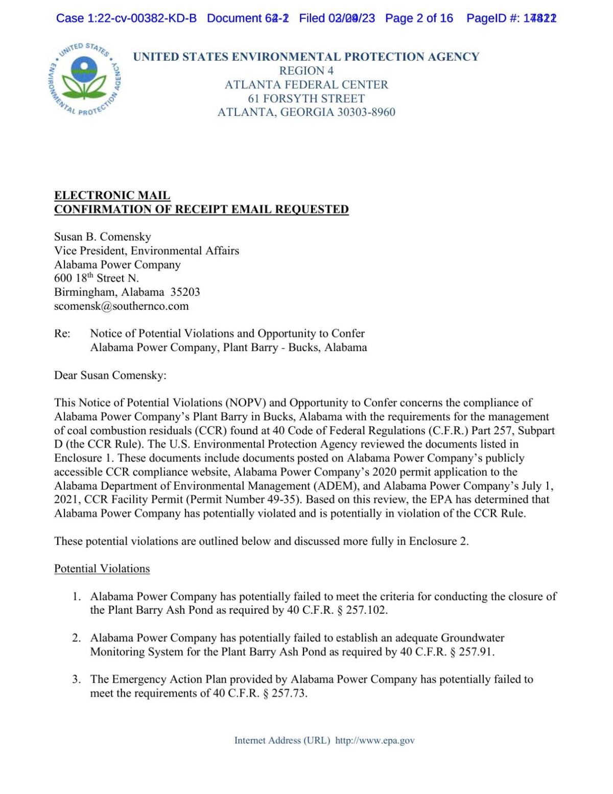Epa Notification Form EPA Notice of Potential Violations | | lagniappemobile.com
