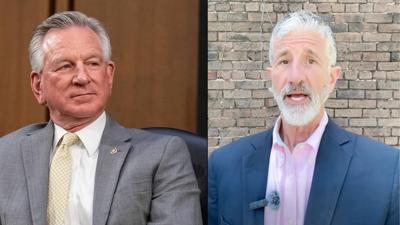 Tommy Tuberville (left) and Ken McFeeters.