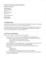 McFeeters Ethics Complaint