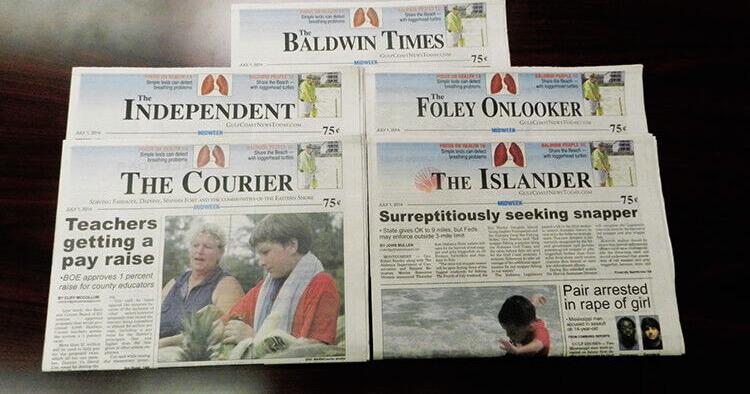 Five Baldwin newspapers under new ownership