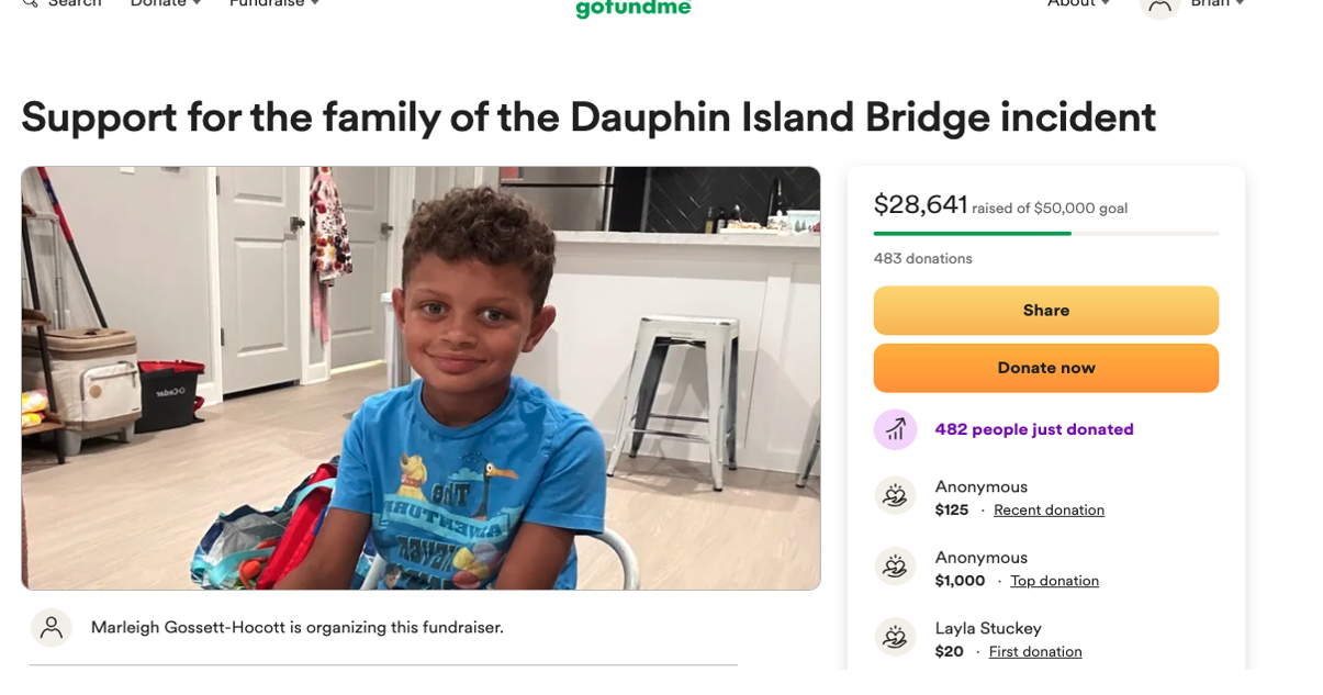 GoFundMe set up for family of child killed in DI bridge crash | News ...
