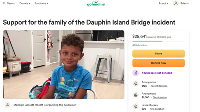 GoFundMe set up for family of child killed in DI bridge crash | News ...