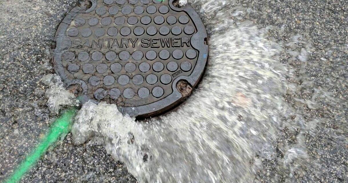 Storm caused substantial sewer overflows