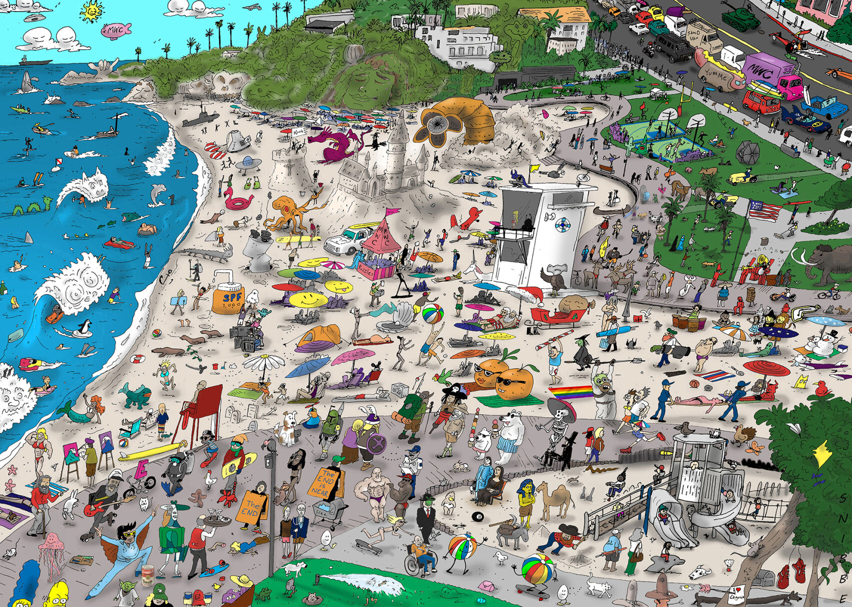 Main Beach Becomes a Puzzle | Arts | lagunabeachindy.com