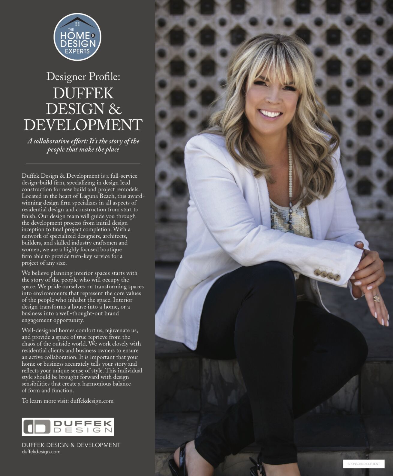 The Home Design Experts: Duffek Design & Development | Home & Design ...