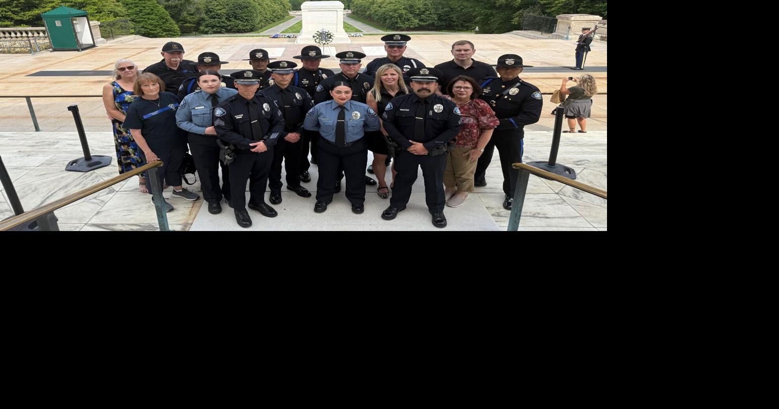LB Police honor Officer Jon Coutchie at Tomb of the Unknown Soldier