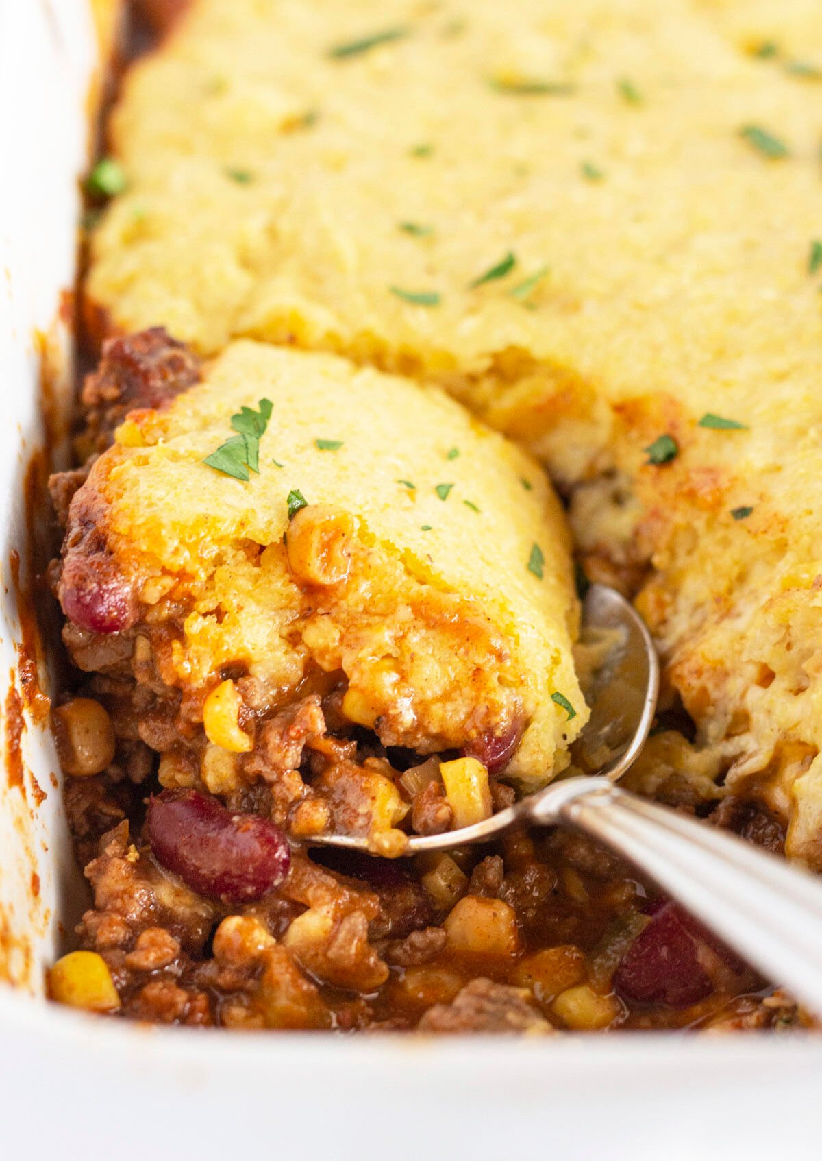 Practically Homemade: Easy Cowboy Cornbread Casserole | Food ...