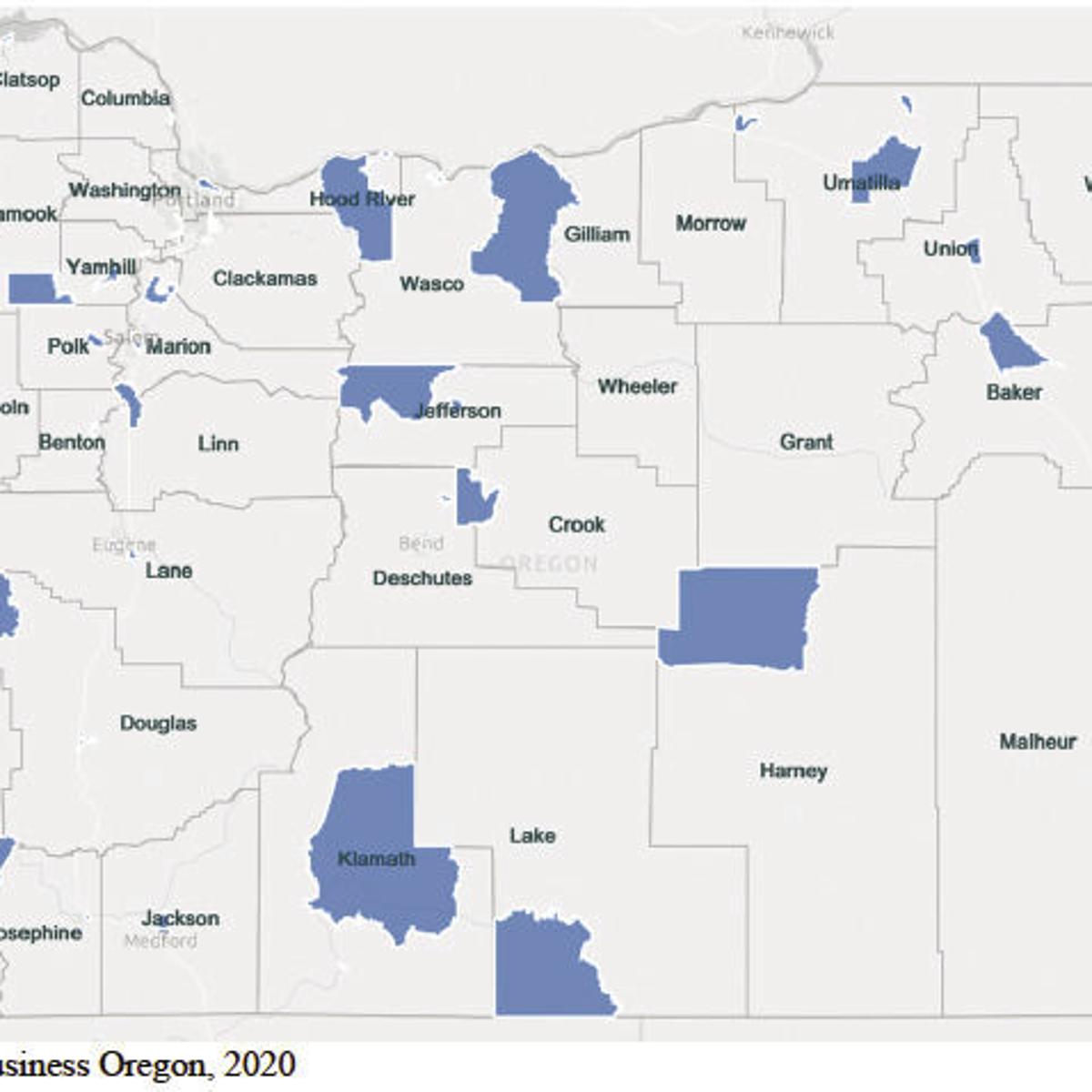 Report Studies Opportunity Zones Finds Faults Lakecountyexam Com 2022 Klamath County Zoning Map