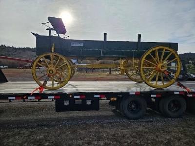 Robinson Ranch wagon in new historic display Highway lakecountyexam com
