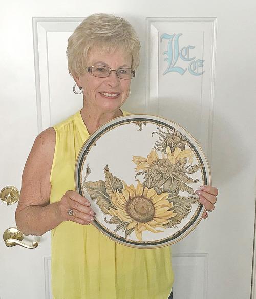 Sunflower porcelain