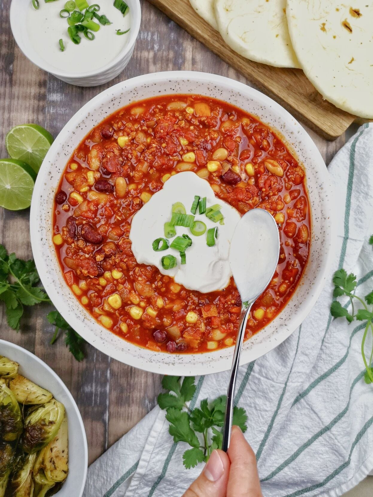 Bowl of Chili - Royalty Free