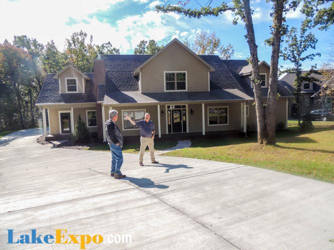 Dave Leathers (right) & Doug Ross Chat In Front Of The 2017 Inspiration Home