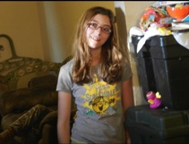 Macala Shelton, 13, of Iberia, Mo.