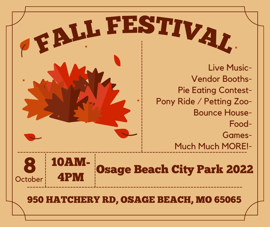 2022 Annual City of Osage Beach Fall Festival