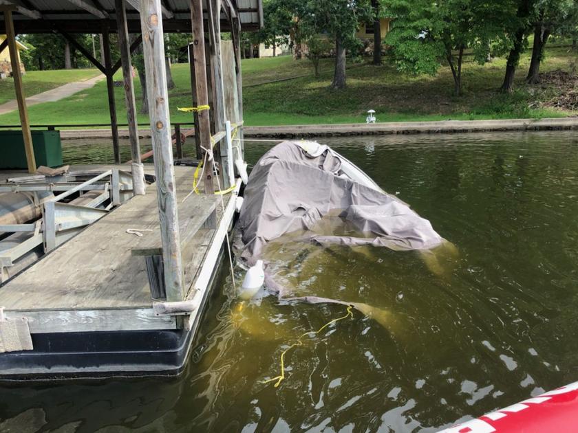 Boat Sinks At Lake Of The Ozarks Dock After Boater One Thing