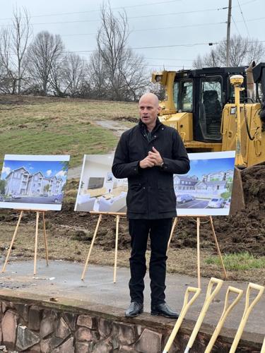 Jeff Tegethoff at The Preserve Groundbreaking