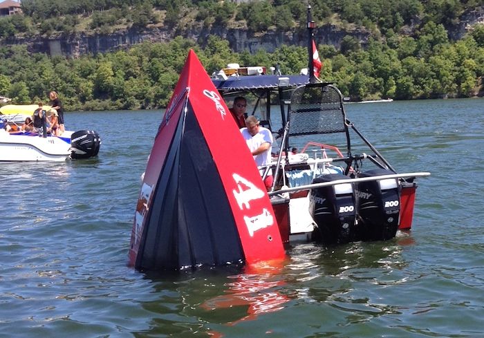 Two Cocks Racing flips at Lake of the Ozarks | Lake of the ...