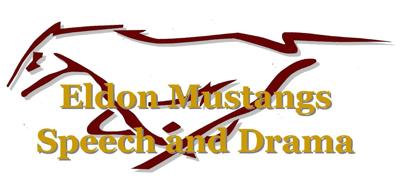 Eldon Mustang Speech and Drama logo