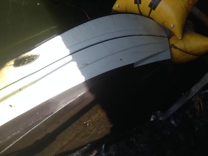 31' Chaparral under water