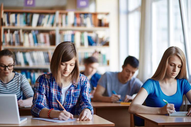 Students Studying