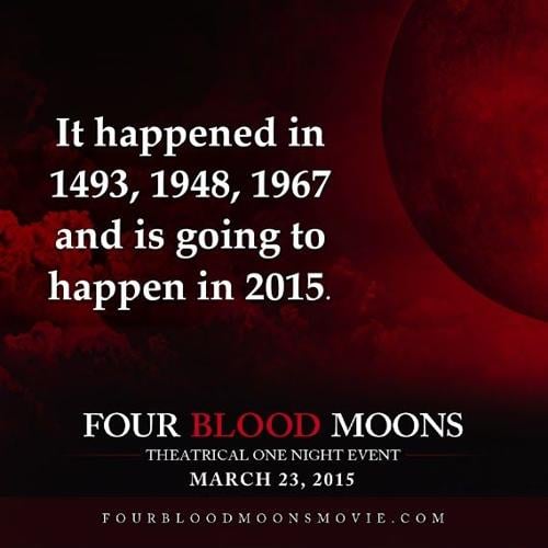 Four Blood Moons Promotional Meme