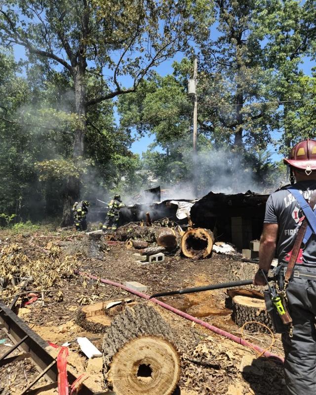 Lake Of The Ozarks Home That Was Being Demolished Catches Fire Lake