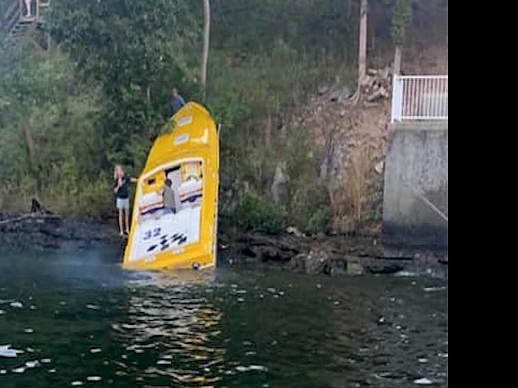 UPDATE Boater Hit Large Wake Before Crashing Through Dock; Arrested