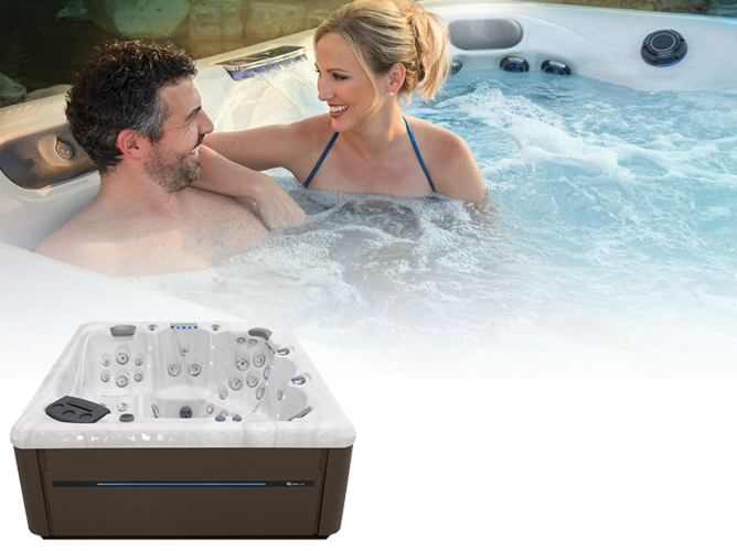 Couple In A Spa