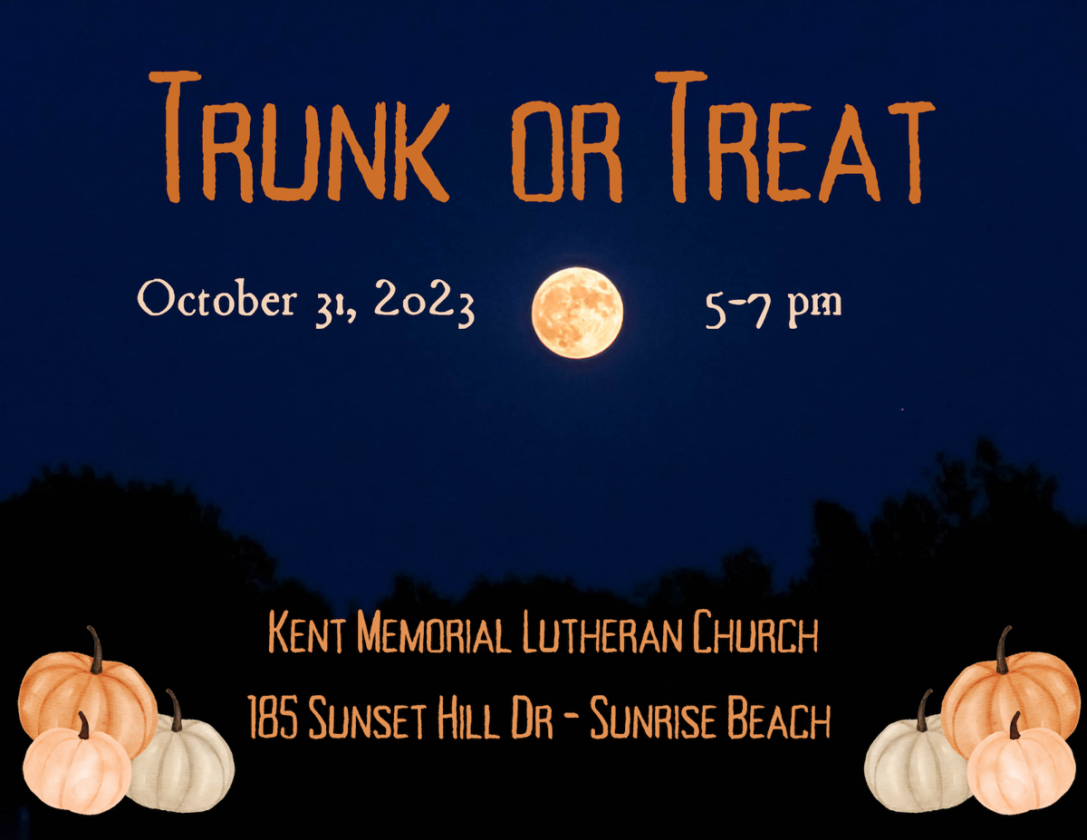 Kent Memorial Lutheran Church Trunk Or Treat