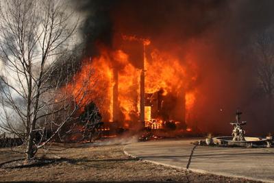 Fire At Castle In The Clouds